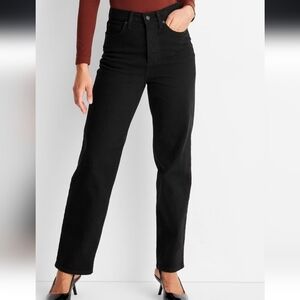 Women's Highest Rise Straight Black Jeans - Universal Thread  - Size 10L